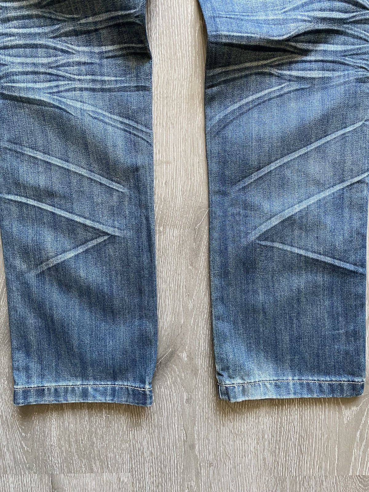 Other Y2K Here There Jeans Scull Embroidered Washed Denim Pants Size US 28 / EU 44 - 5 Thumbnail