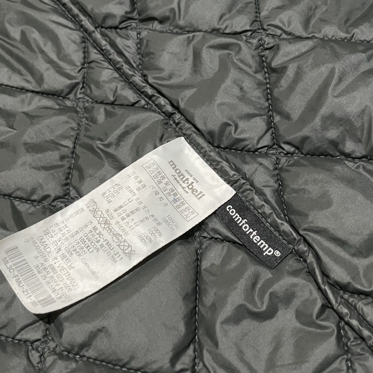 Montbell Montbell diamont charcoal Size US XL / EU 56 / 4 - 6 Thumbnail