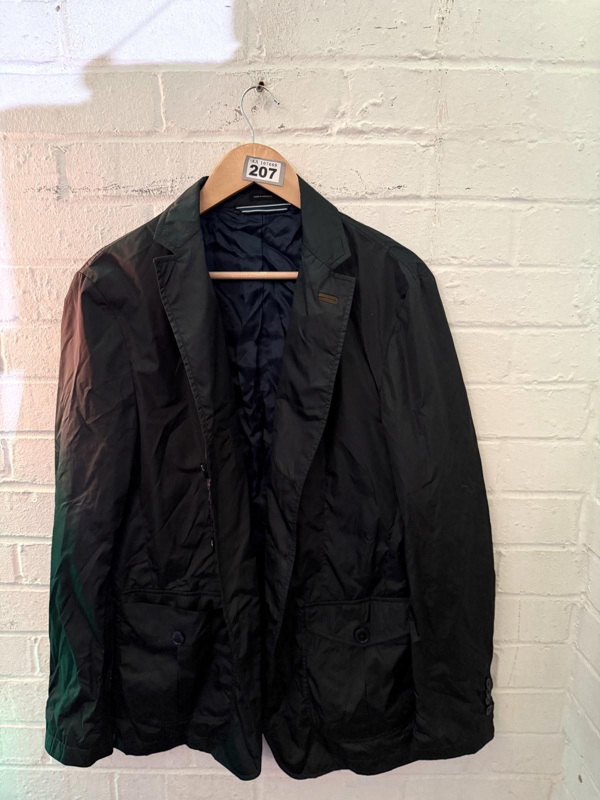 Massimo Dutti Massimo Dutti Men's Quilted Jacket Black Size 40 Size US M / EU 48-50 / 2 - 1 Thumbnail