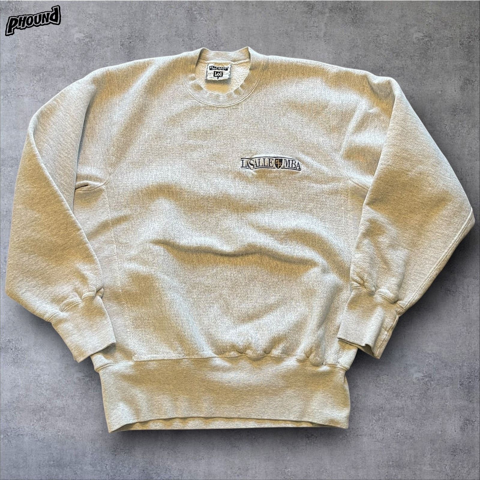 Lee Vtg Lee Sweatshirt M La Salle MBA Crewneck Pullover USA 90s Size US M / EU 48-50 / 2 - 1 Thumbnail