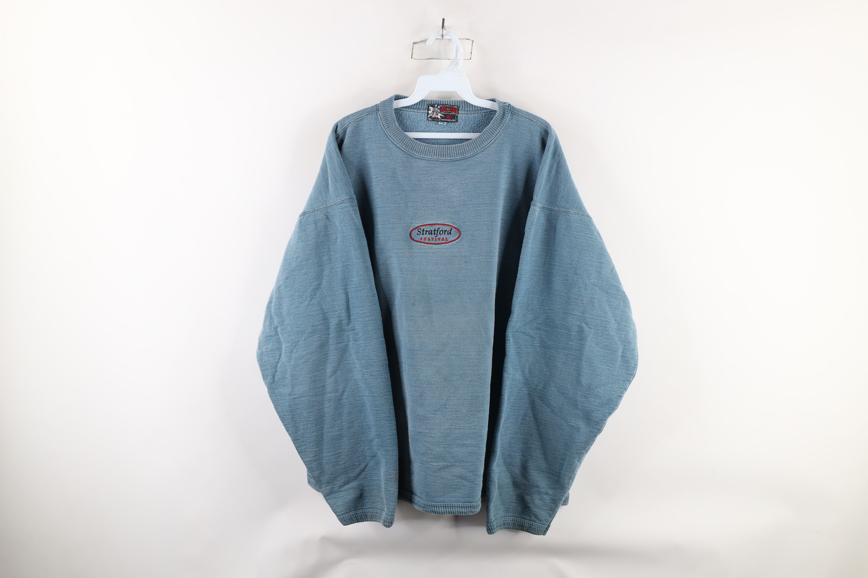 Vintage Vintage 90s Pigment Dye Stratford Festival Canada Sweatshirt Size US XL / EU 56 / 4 - 1 Thumbnail