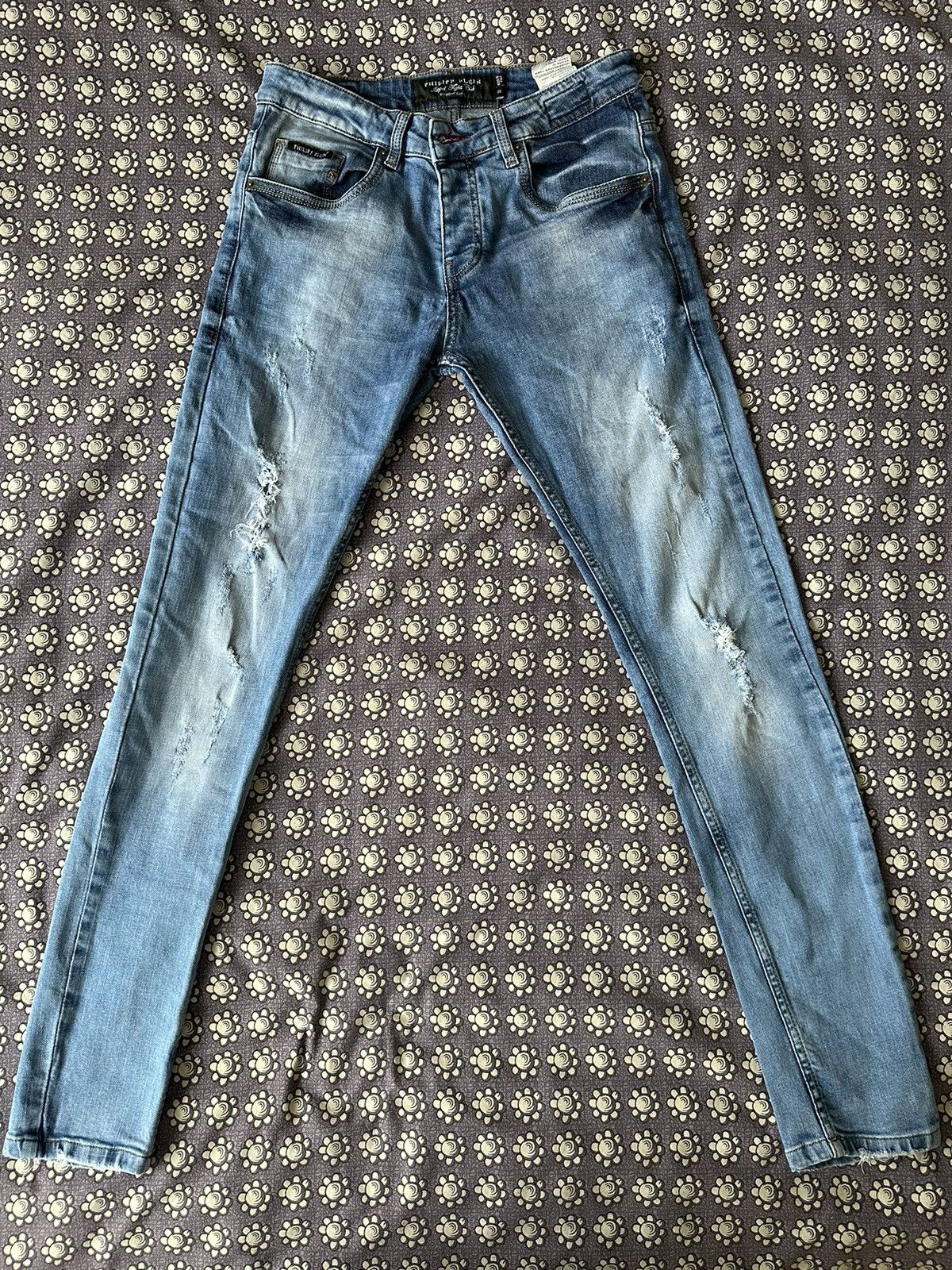Philipp Plein × Vintage Philipp Plein Jeans Vintage Size US 31 - 8 Thumbnail