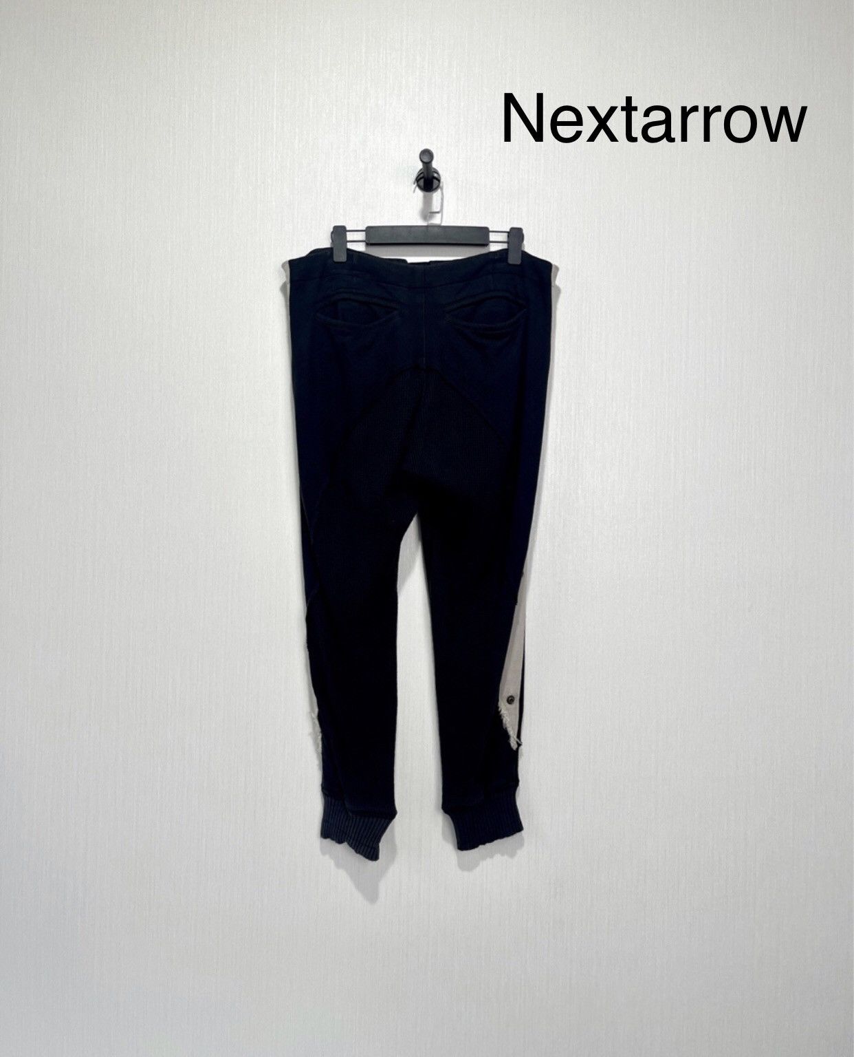 Greg Lauren Greg Lauren GL Waffle Panel Side Stripe Drawstring Pants Size US 32 / EU 48 - 2 Thumbnail