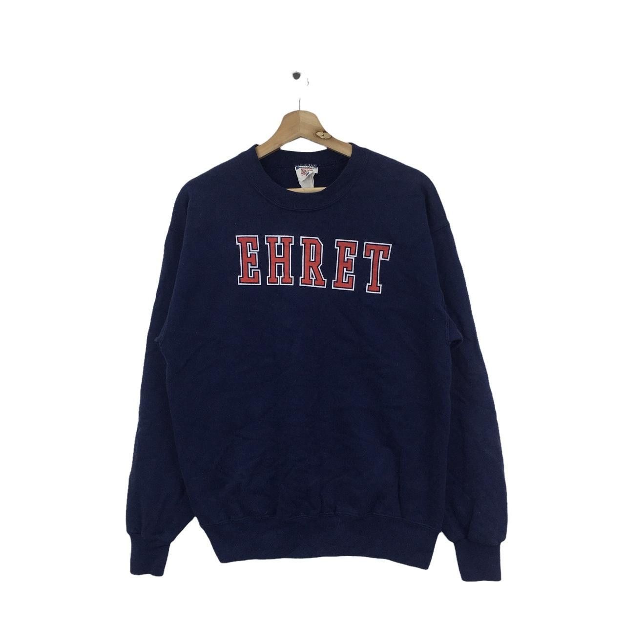 Vintage Vtg 90’ EHRET USA UNIVERSITY Alma Mater Sweatshirt Sweater Size US M / EU 48-50 / 2 - 1 Thumbnail