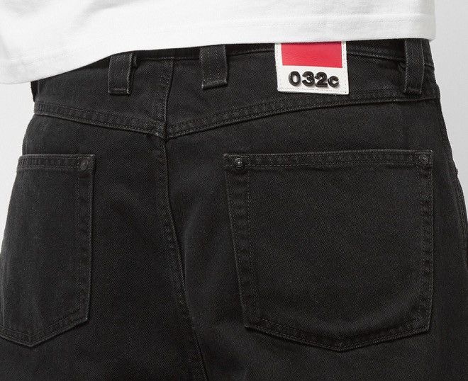 032c 032C New Classic Wide Leg Jean “Washed Black” Size US 40 / EU 56 - 5 Thumbnail