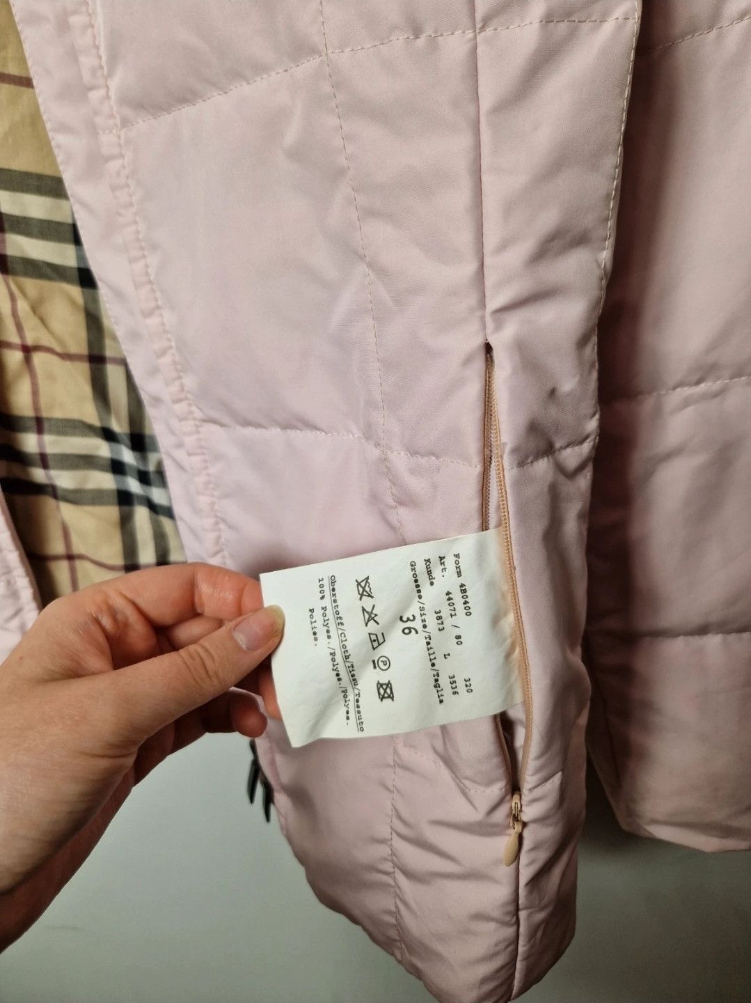 Burberry Burberry pastel pink vintage puffer jacket y2k archive Size S / US 4 / IT 40 - 7 Thumbnail