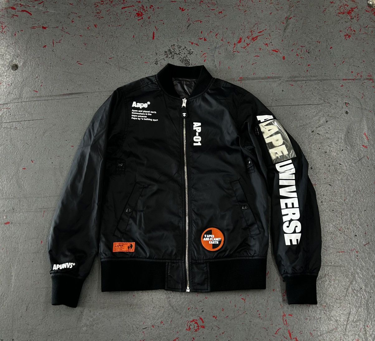 Aape AAPE Reversible Bomber Jacket Size Medium Size US M / EU 48-50 / 2 - 1 Thumbnail