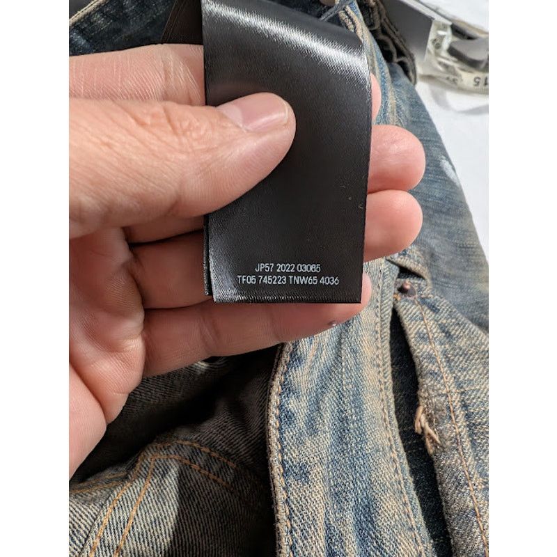 Balenciaga o1rshd1 Q:2 / Baggy Pants / Jeans in Light Blue Size US 34 / EU 50 - 18 Thumbnail