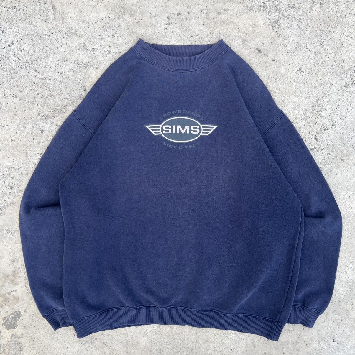 Vintage 90’s Sims Snowboards Surf Skate crewneck