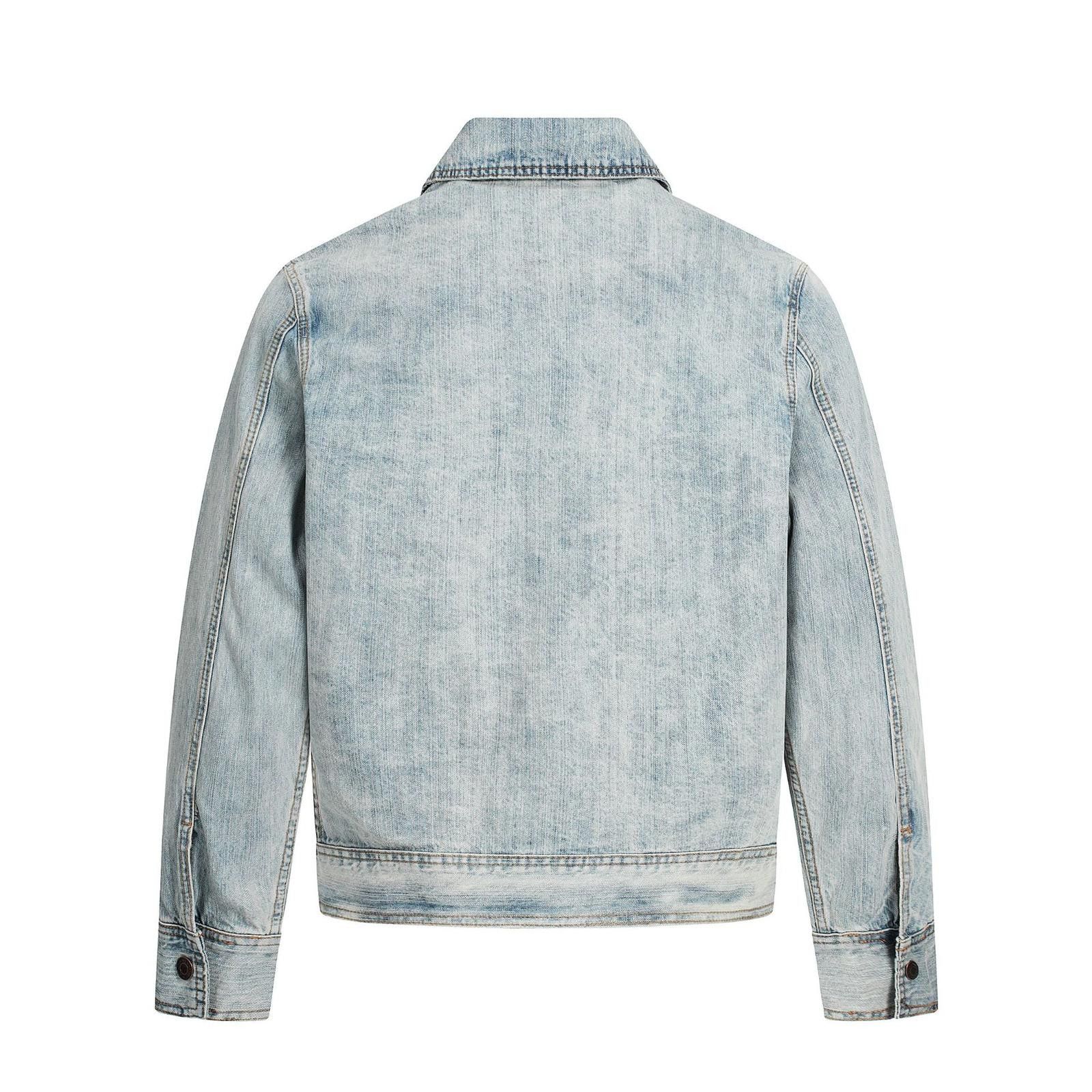 Other Multi-Pocket Washed Blue Denim Lapel Jacket | Light Wash Size US M / EU 48-50 / 2 - 4 Thumbnail