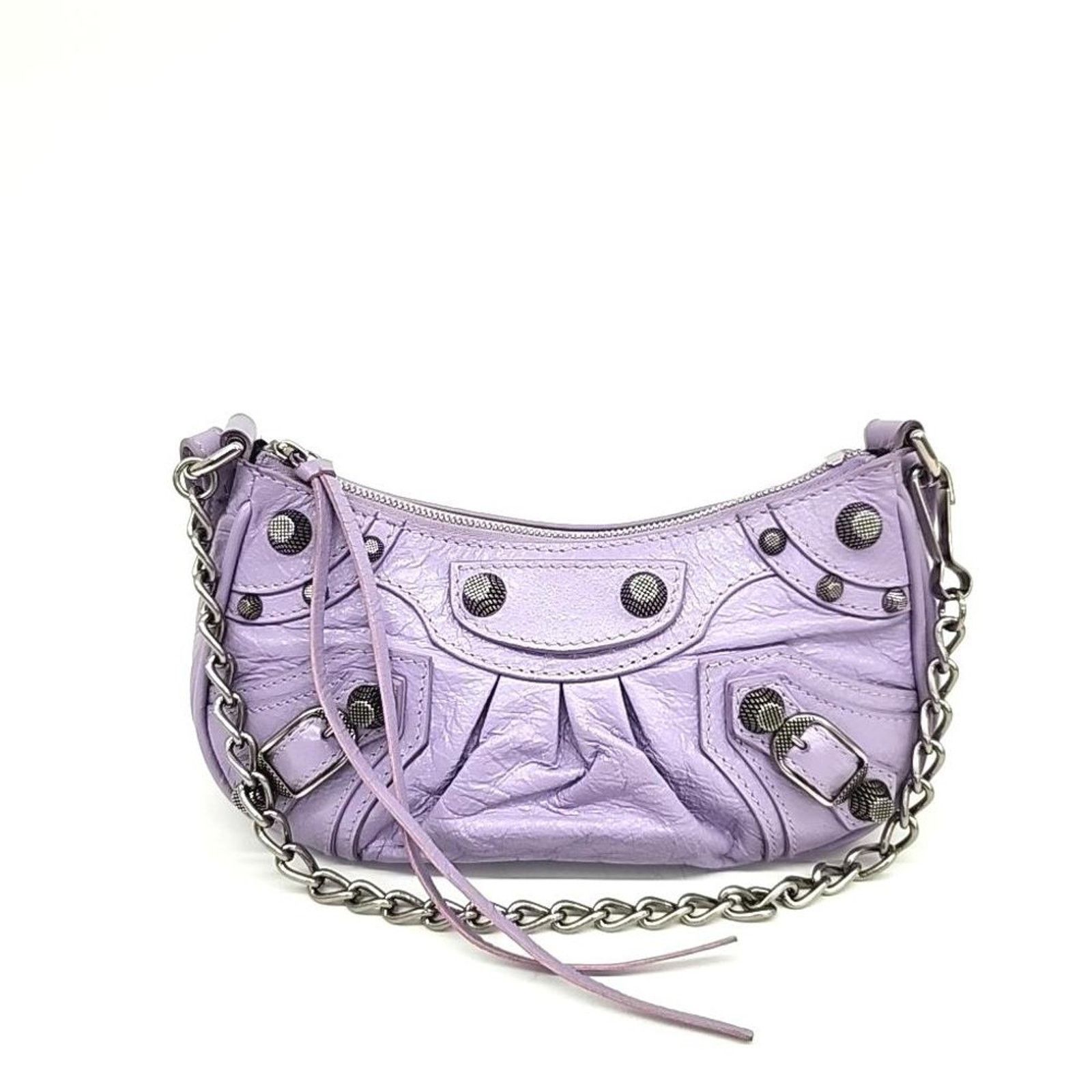 Balenciaga Le Cargol Mini Shoulder Bag (3696730) in Purple, Women's
