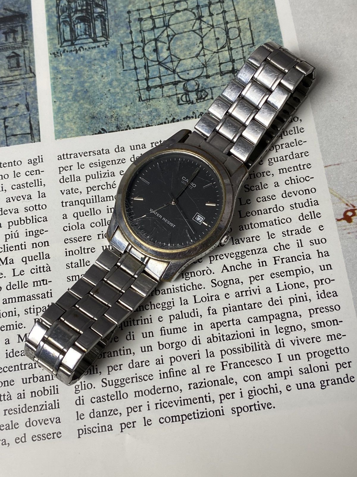 Casio Rare Vintage Casio MTP-1141 Classic Dress Watch - Works! Size ONE SIZE - 4 Thumbnail