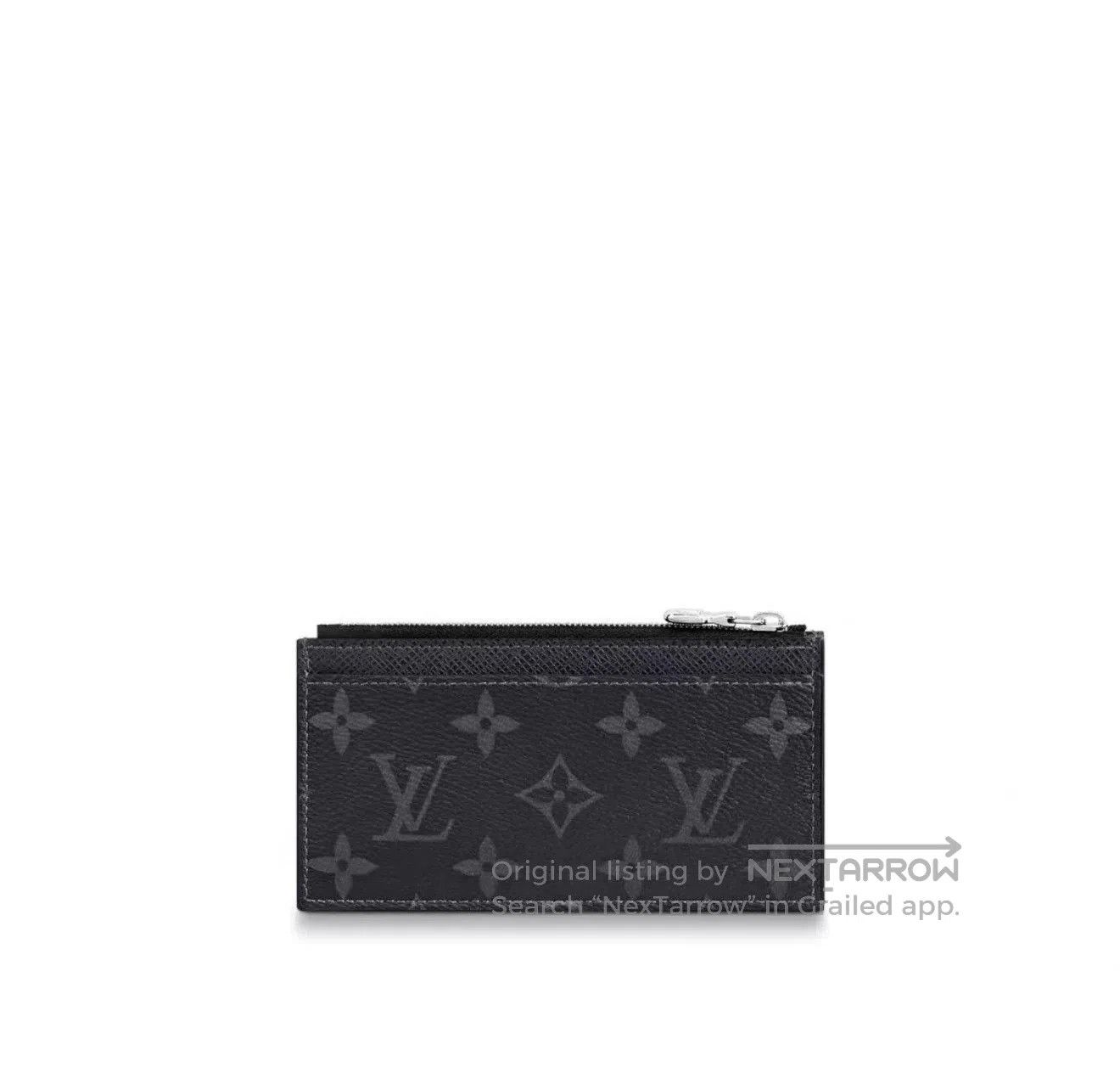 Louis Vuitton LV Monogram Leather Card Holder Coin Purse. Size ONE SIZE - 7 Thumbnail