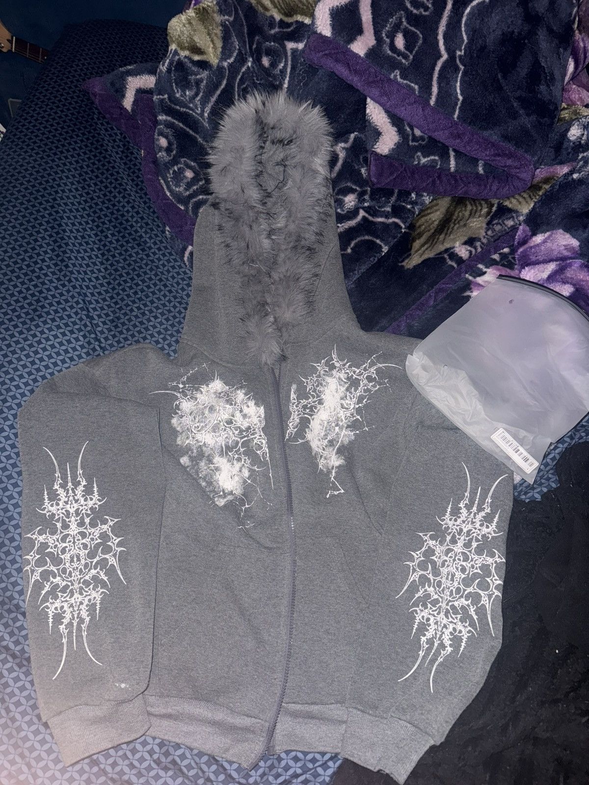 Other Y2K Style design W/a fur hood Size US L / EU 52-54 / 3 - 1 Thumbnail