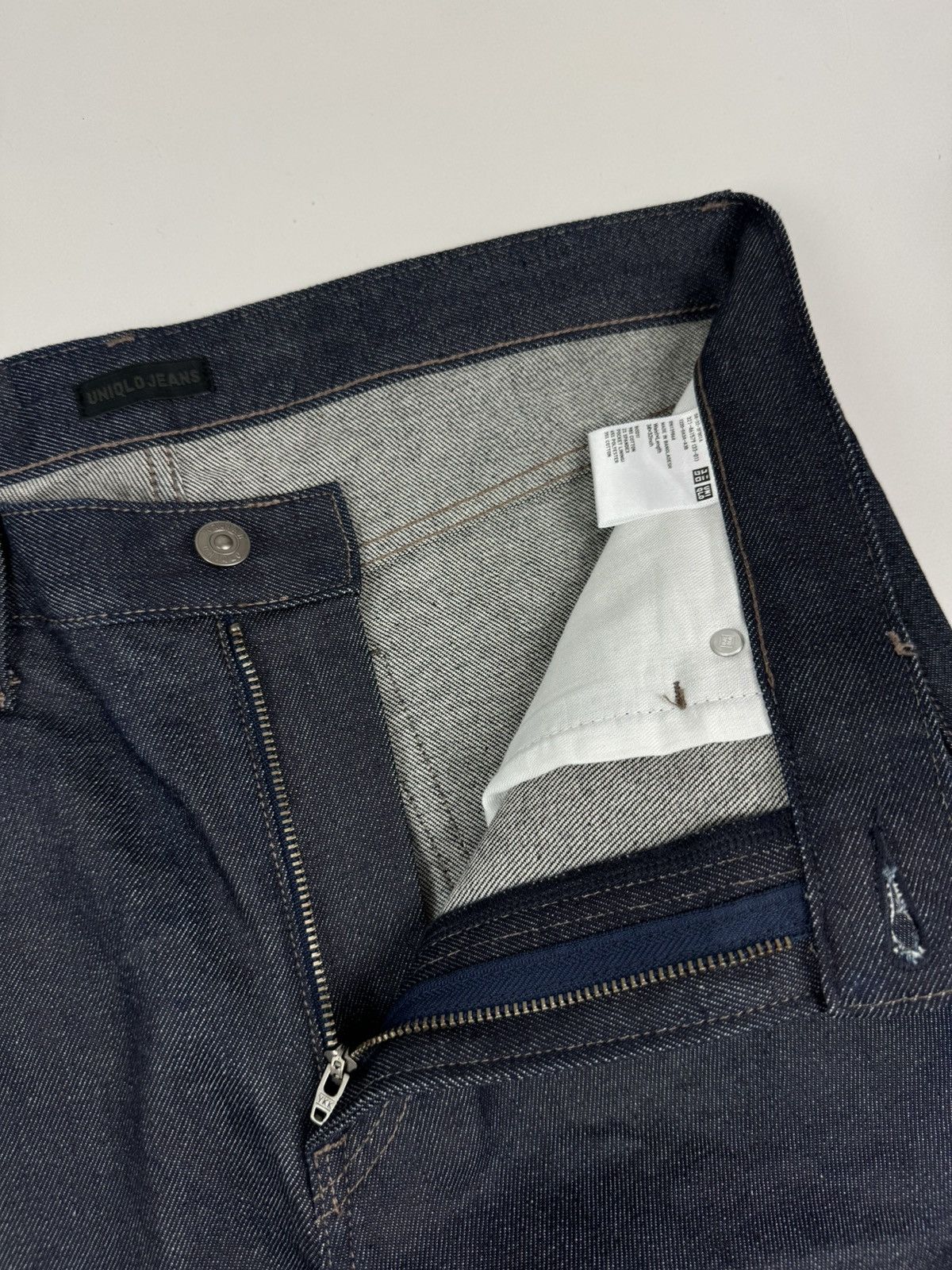 Uniqlo Uniqlo Selvage Denim Navy Jeans Size US 34 / EU 50 - 9 Thumbnail