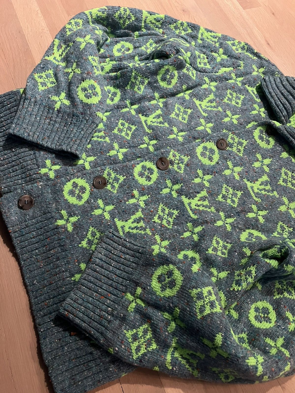 Virgil Abloh Louis Vuitton cardigan 2022 Size US XL / EU 56 / 4 - 6 Thumbnail