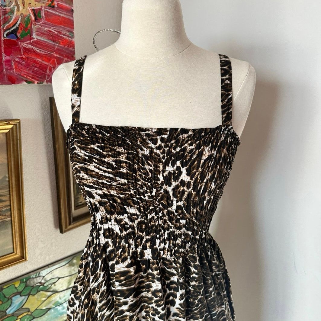 Other just love brown leopard print dress Size M / US 6-8 / IT 42-44 - 2 Thumbnail