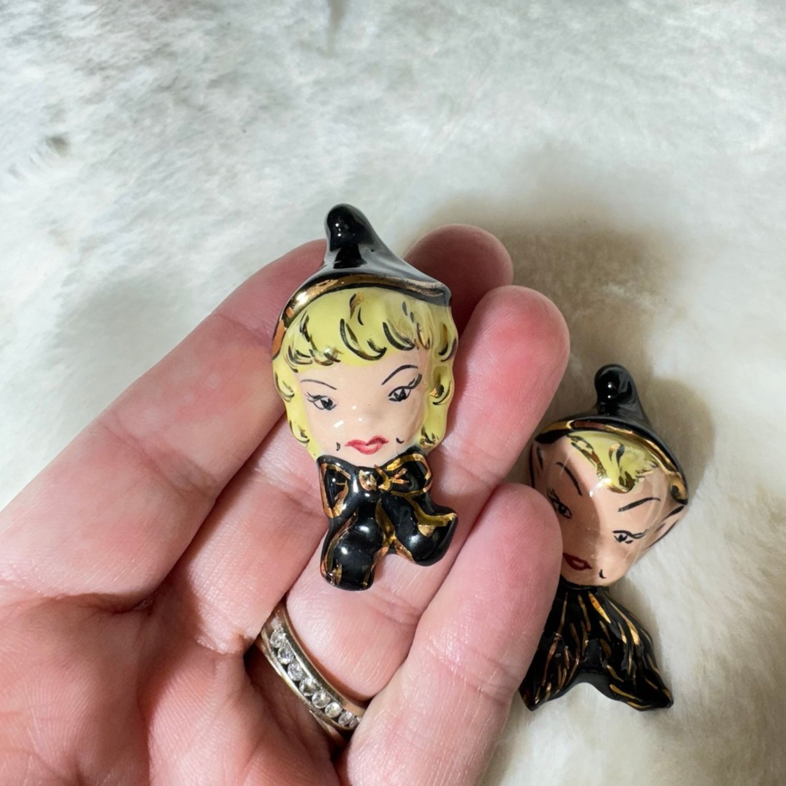 NBDN Nobrandedon VTG ceramic pixie pins Size ONE SIZE - 8 Thumbnail