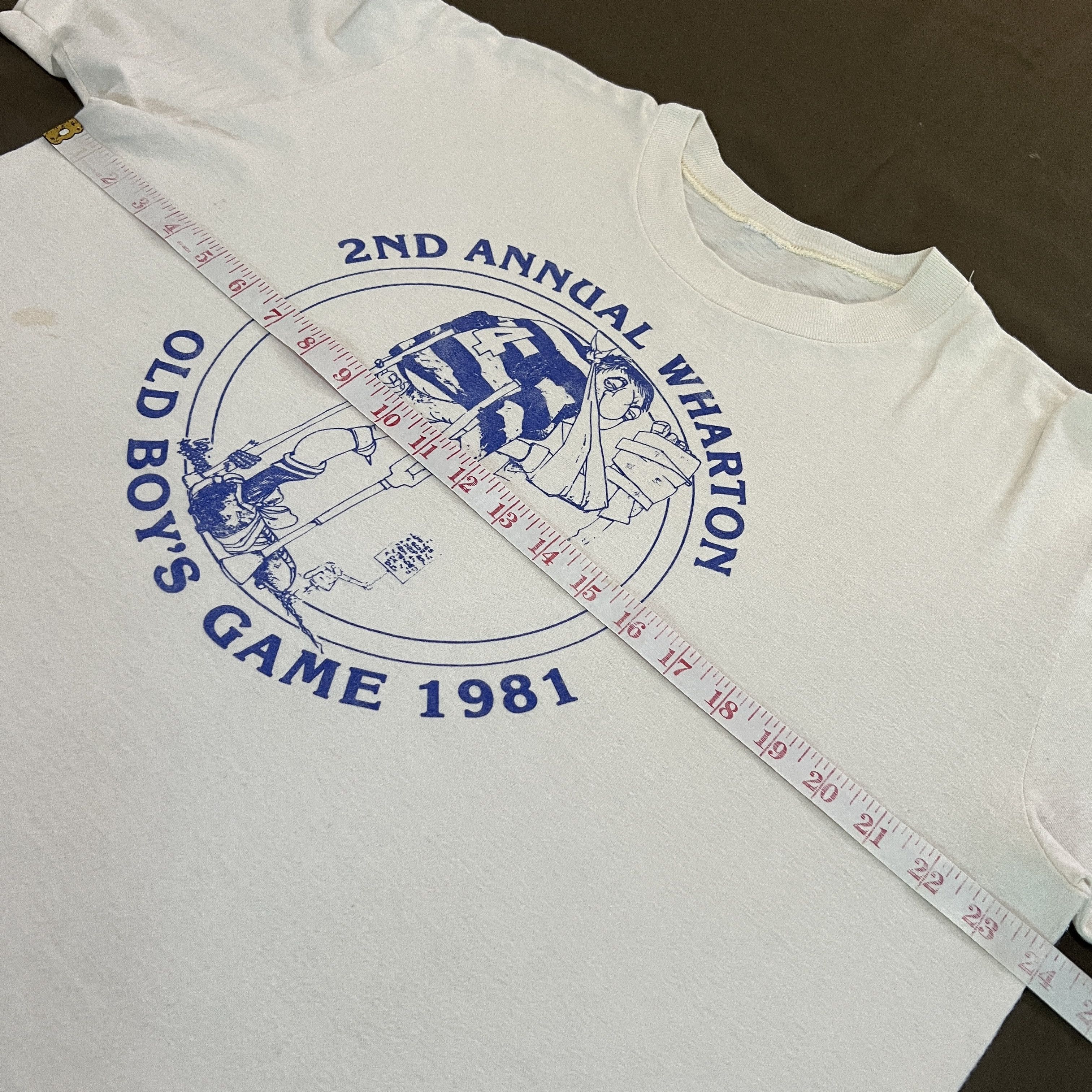 Vintage Vintage 80s 1981 Old boy's game Promo Tee XL Size US XL / EU 56 / 4 - 9 Thumbnail