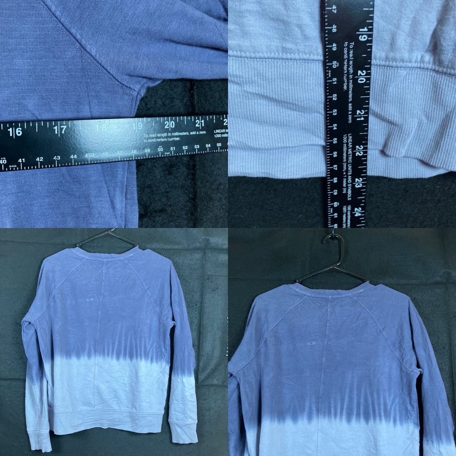 Athleta Athleta Womens Sweatshirt Purple Ombre Crew Neck Pullover Cotton Blend XS Size XS / US 0-2 / IT 36-38 - 8 Thumbnail