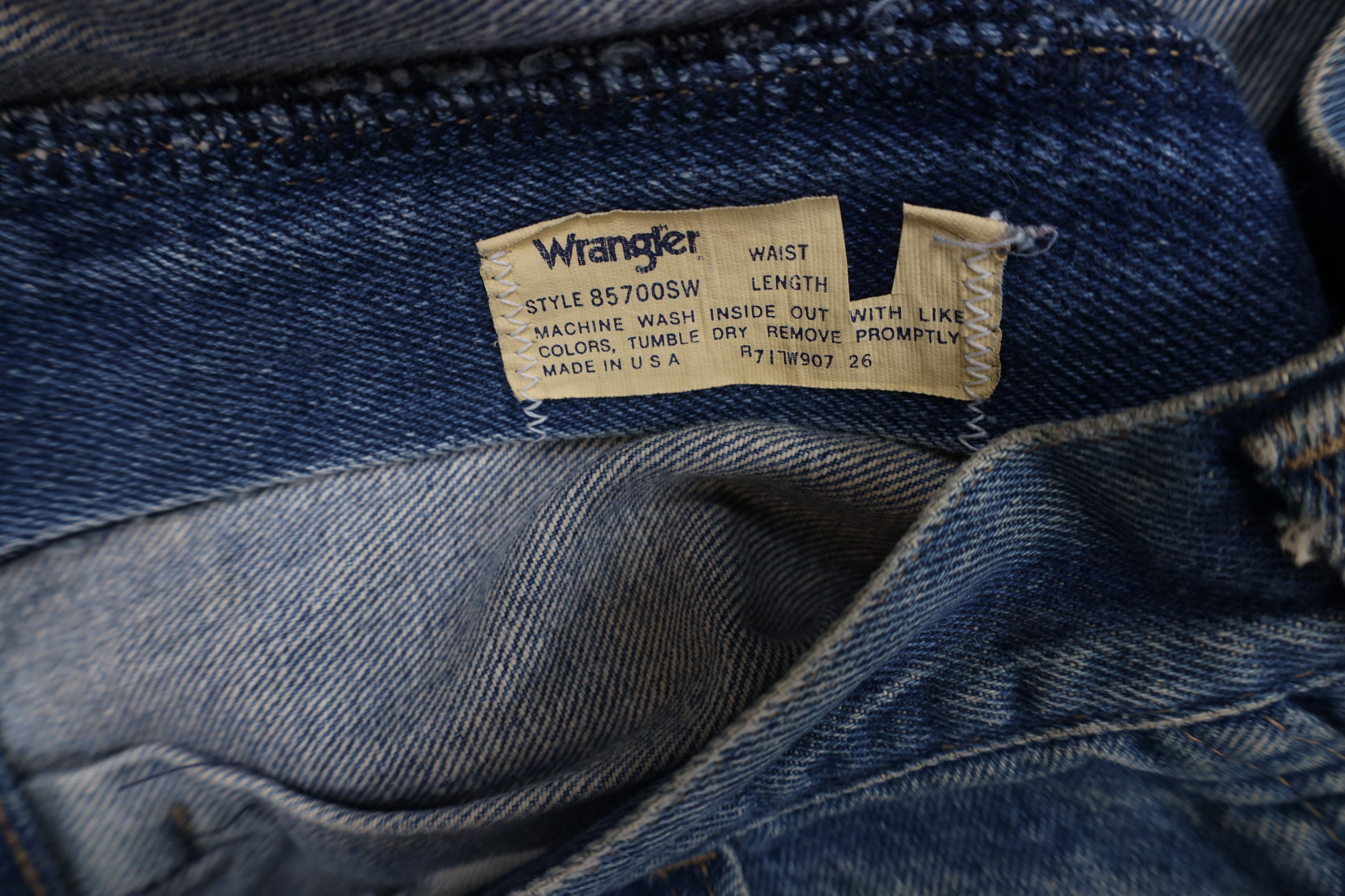 Wrangler Vintage 80s 90s Wrangler Pleated Tapered Leg Denim Jeans USA Size US 36 / EU 52 - 10 Thumbnail