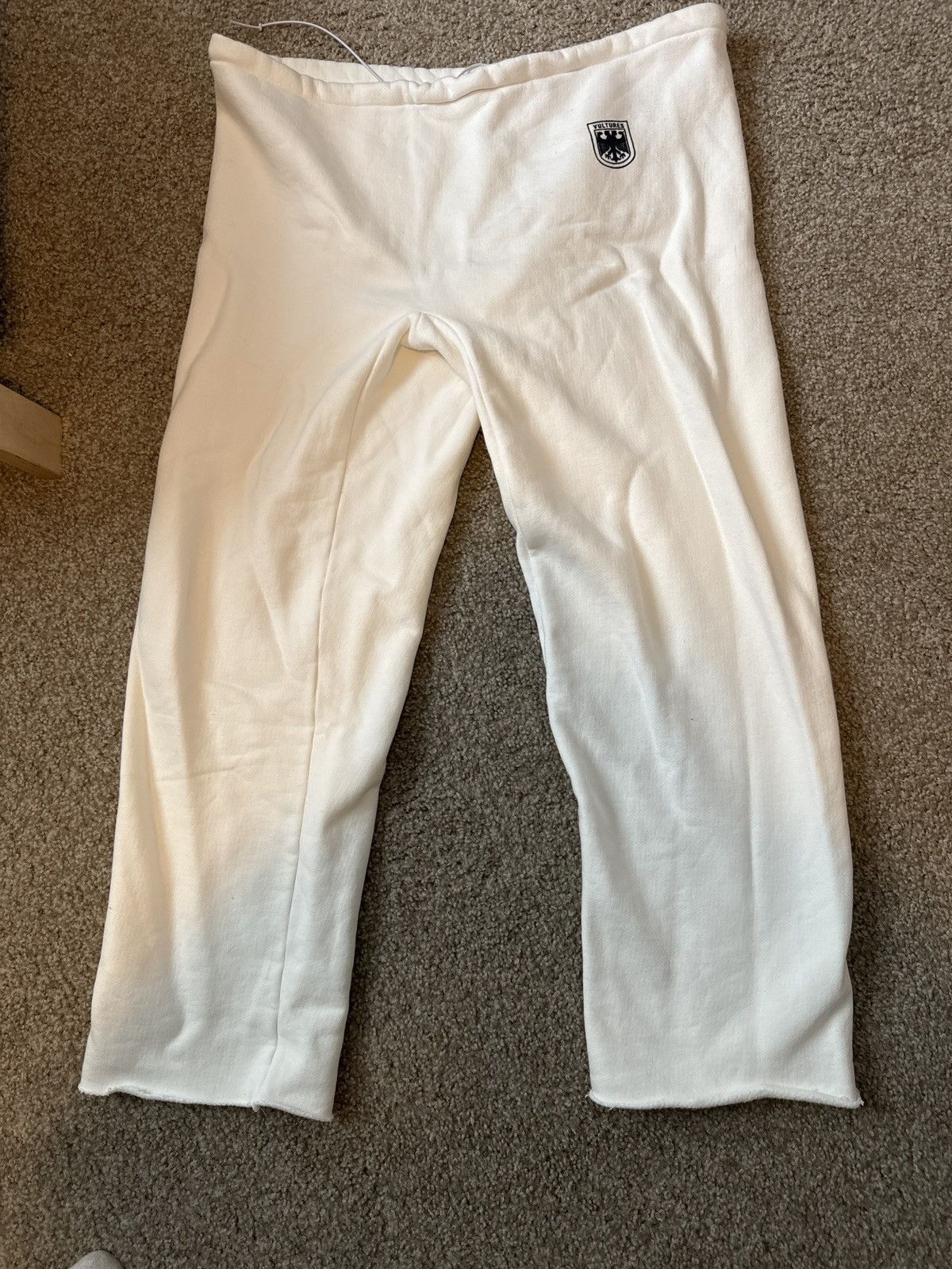Kanye West VULTURES PANTS - WHITE SIZE 3 | Grailed