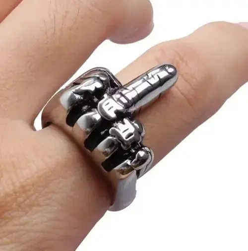 Jewelry × Vintage Middle Finger Ring Size ONE SIZE - 2 Thumbnail