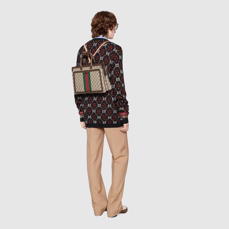 Gucci Ophidia GG Supreme Backpack/Briefcase Size ONE SIZE - 3 Thumbnail