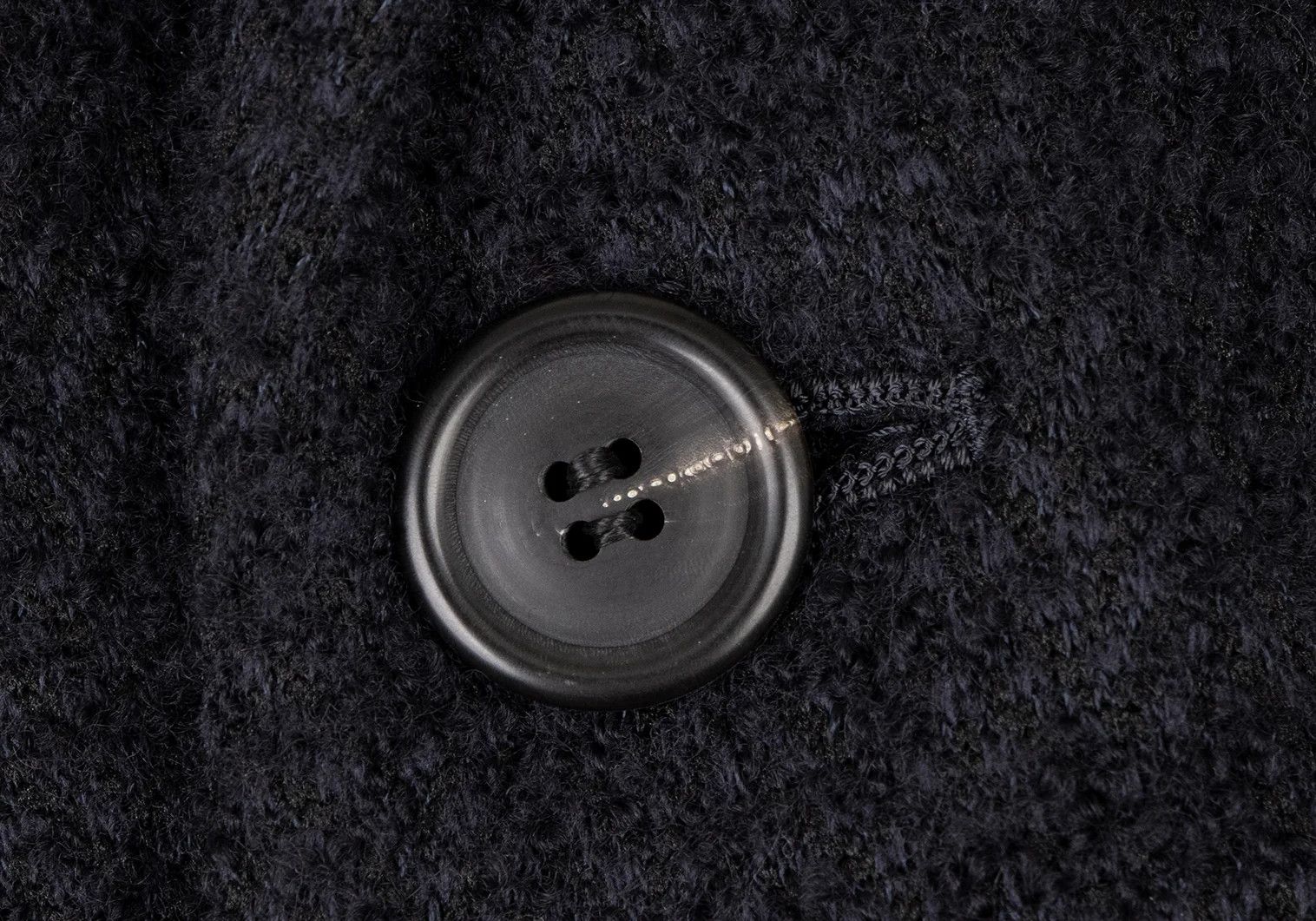 Issey Miyake Wool Blend Patch Pocket Knit Jacket in Navy, Size L Size US L / EU 52-54 / 3 - 5 Thumbnail