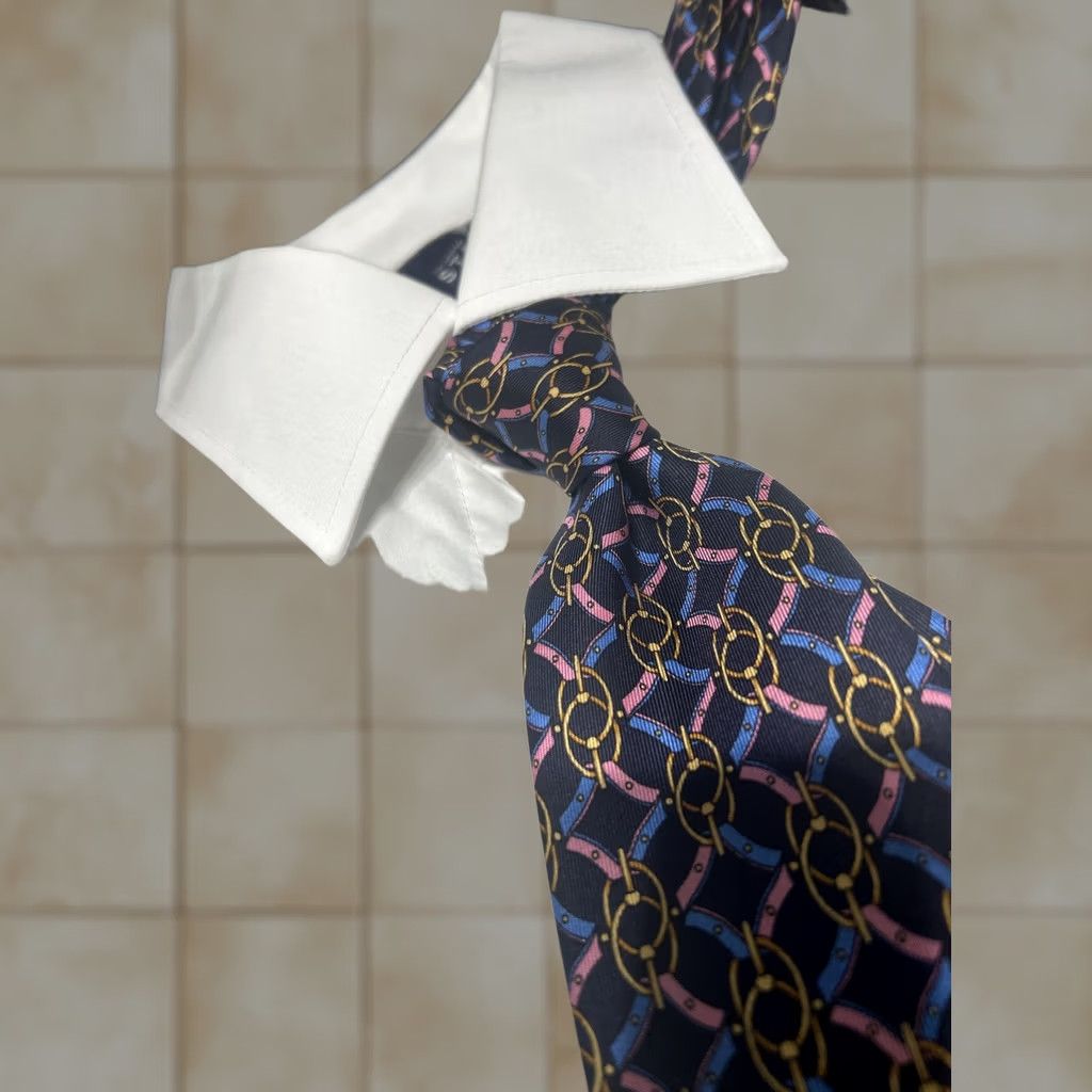 Harrods VINTAGE Harrods Tie 100% Silk Made in England Geometric Pharaoh Egyptian Designer Size ONE SIZE - 1 Thumbnail