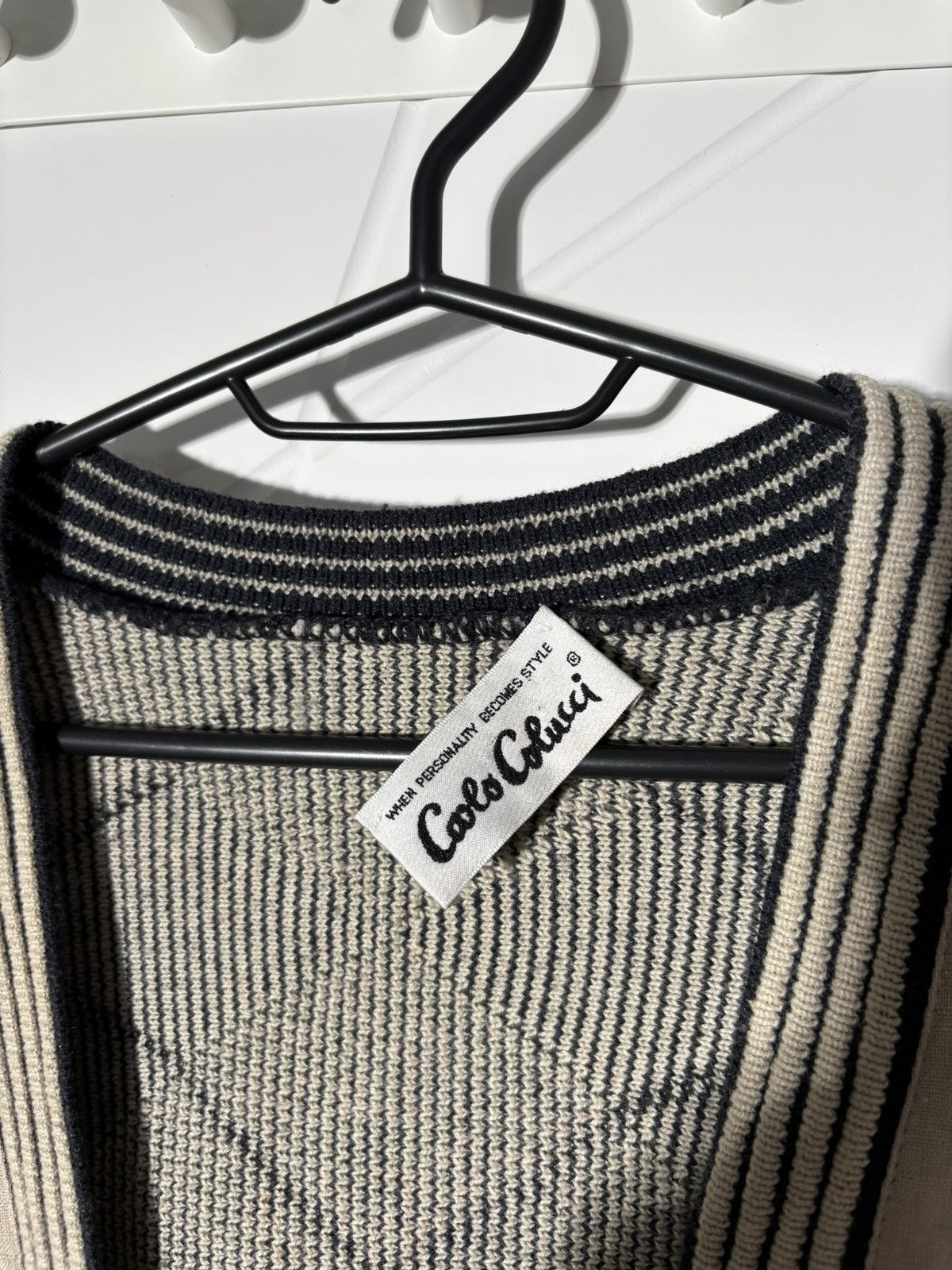 Carlo Colucci Vintage Carlo Colucci Cardigan Sweater 90’s Oversized Size US XL / EU 56 / 4 - 7 Thumbnail