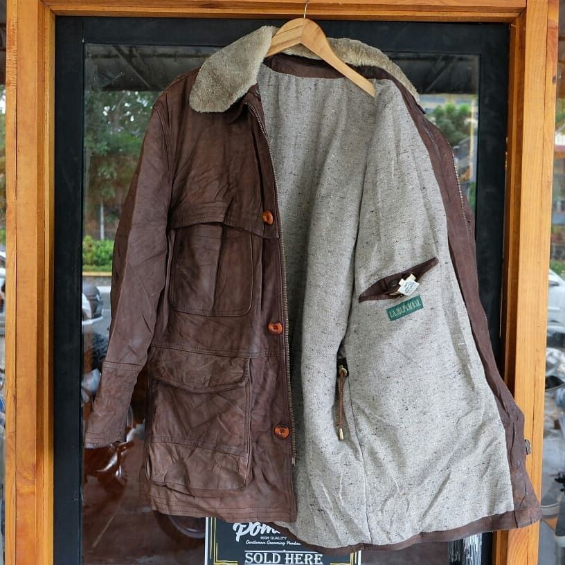 Vintage Z.E Milano Vintage Rider Jacket Italian Artisan Brown Size US L / EU 52-54 / 3 - 2 Thumbnail