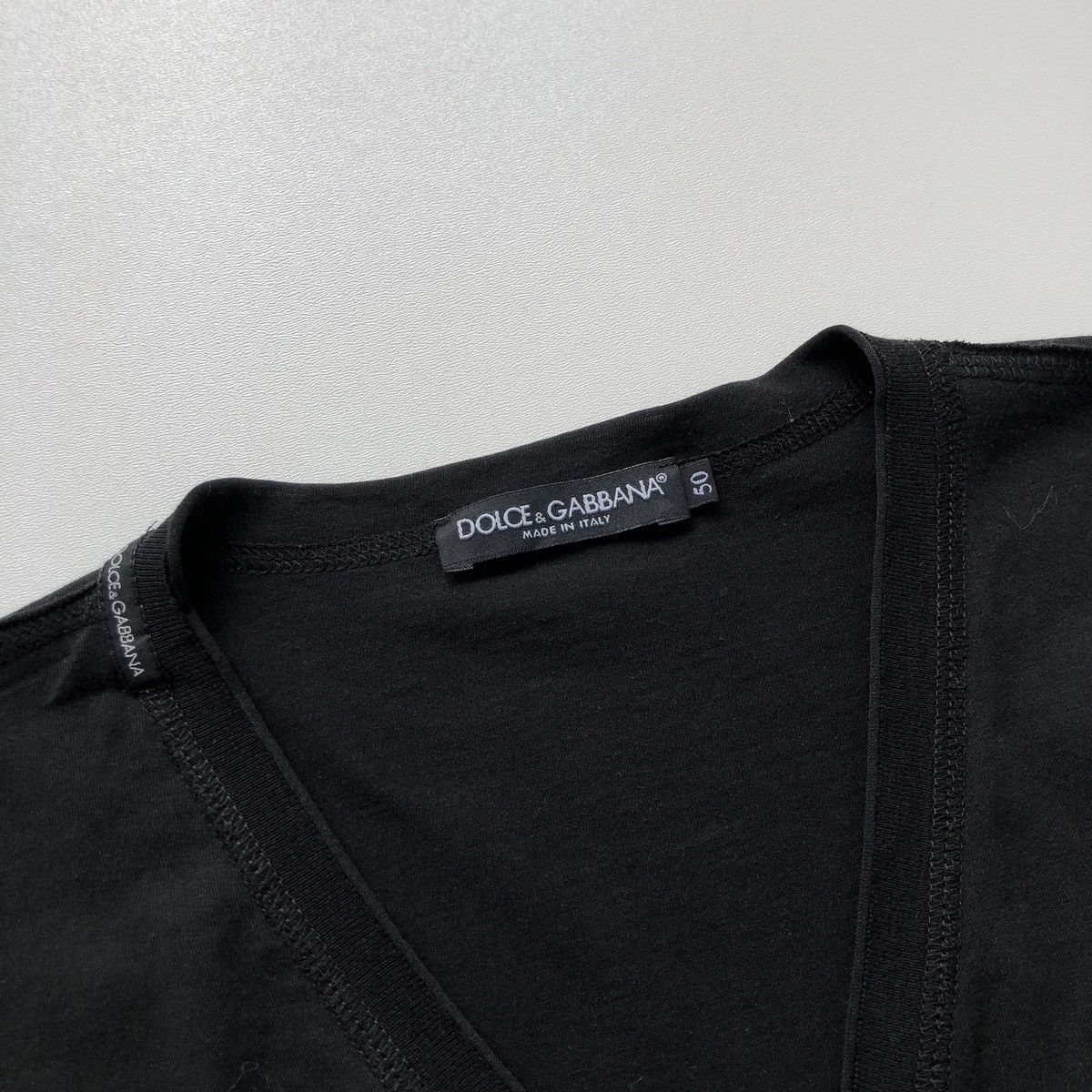 Dolce & Gabbana Dolce & Gabbana Muhammad Ali Printed V-Neck T-Shirt Black Size US M / EU 48-50 / 2 - 7 Thumbnail