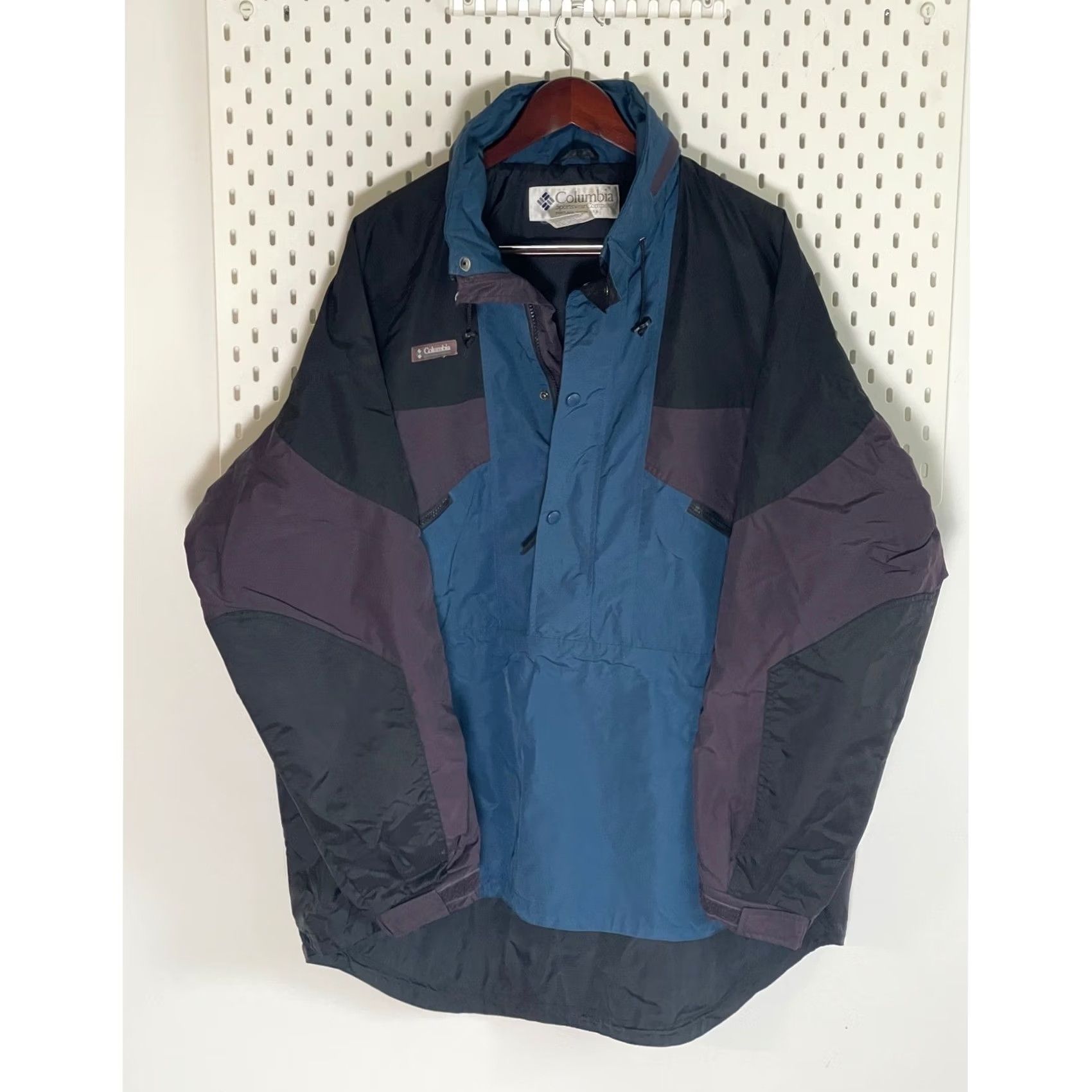 Vintage VINTAGE Columbia Sportswear Anorak Jacket Mens XL Teal Purple SM 3010 Size US XL / EU 56 / 4 - 2 Thumbnail