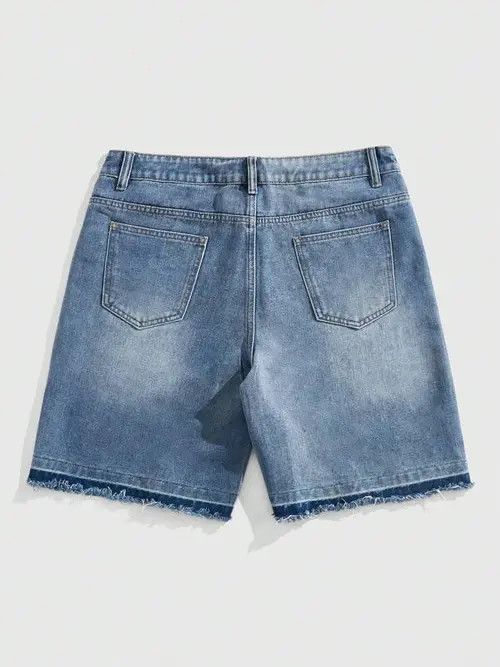 Japanese Brand × Vintage VINTAGE rhinestone Y2K DRIP denim shorts Size US 36 / EU 52 - 1 Thumbnail