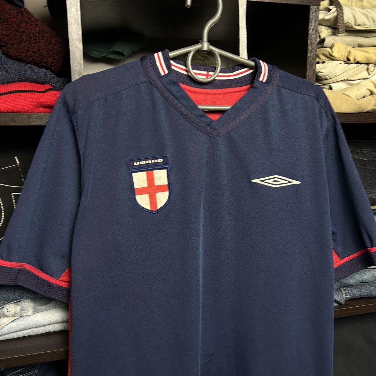 Umbro Vintage Umbro England 2004 Two sided national soccer jersey Size US M / EU 48-50 / 2 - 3 Thumbnail