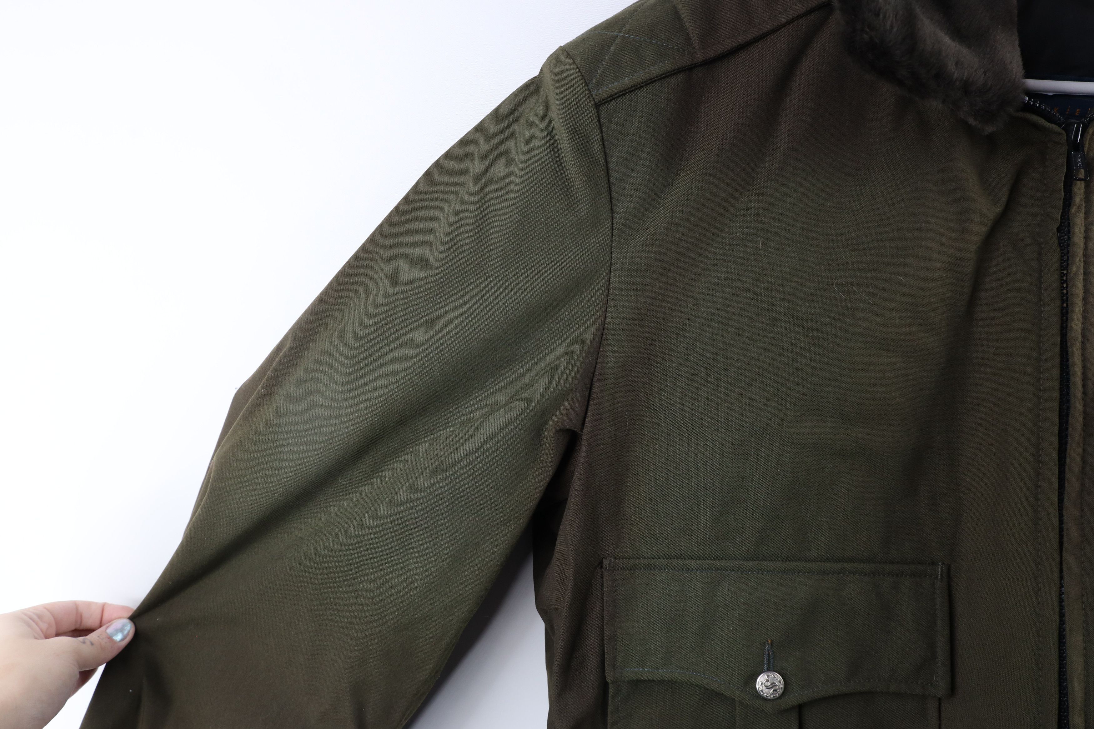 Vintage Vintage 80s 90s Streetwear Police Bomber Jacket Green USA Size US L / EU 52-54 / 3 - 4 Thumbnail
