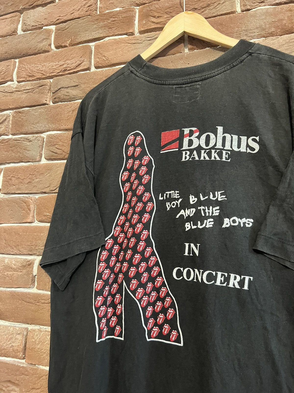 Band Tees Vintage 90s The Rolling Stones Bohus Balle Tour Band Tee Size US XL / EU 56 / 4 - 4 Thumbnail