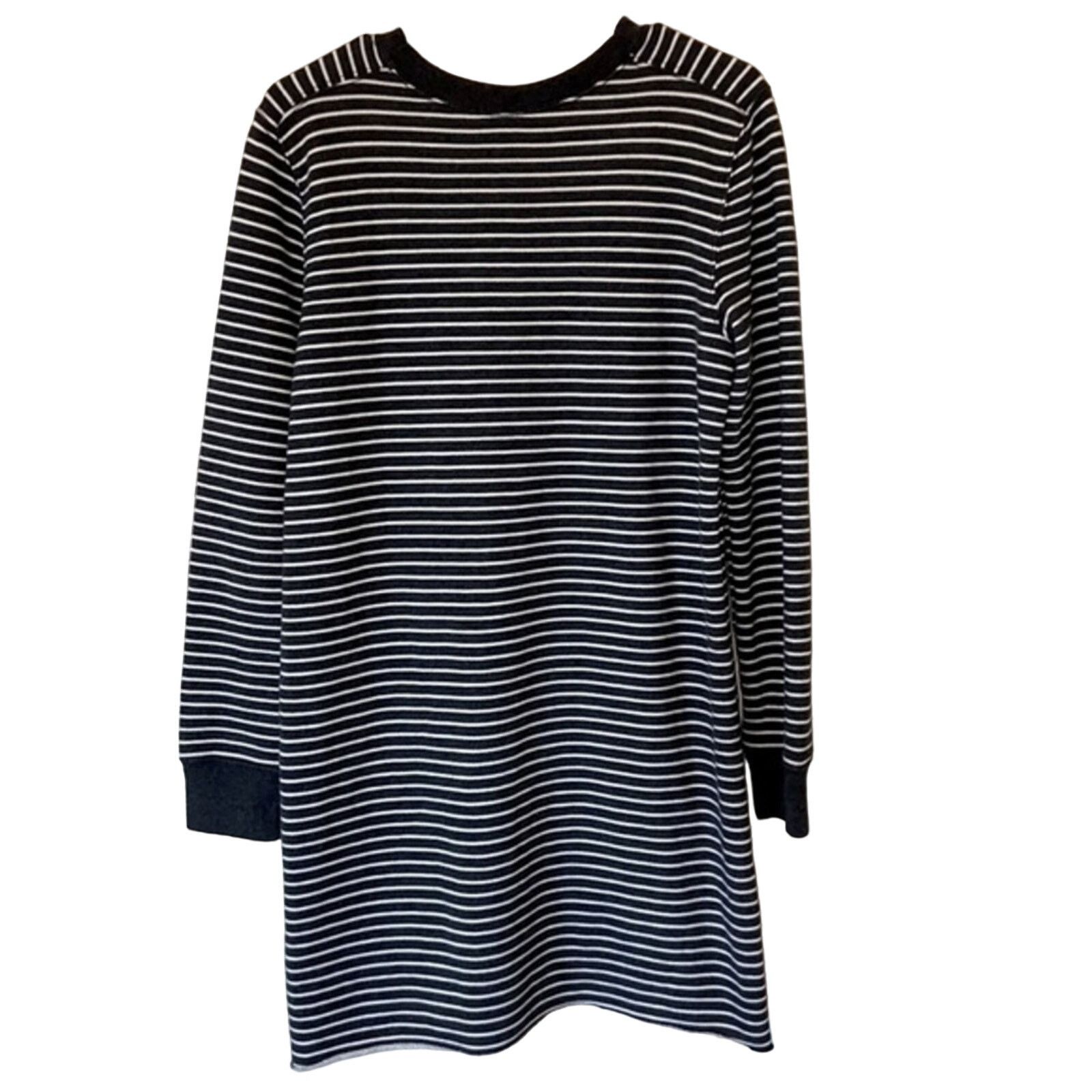 Abercrombie & Fitch Abercrombie & Fitch Grunge 90's Striped Sweatshirt Dress Size M / US 6-8 / IT 42-44 - 2 Thumbnail