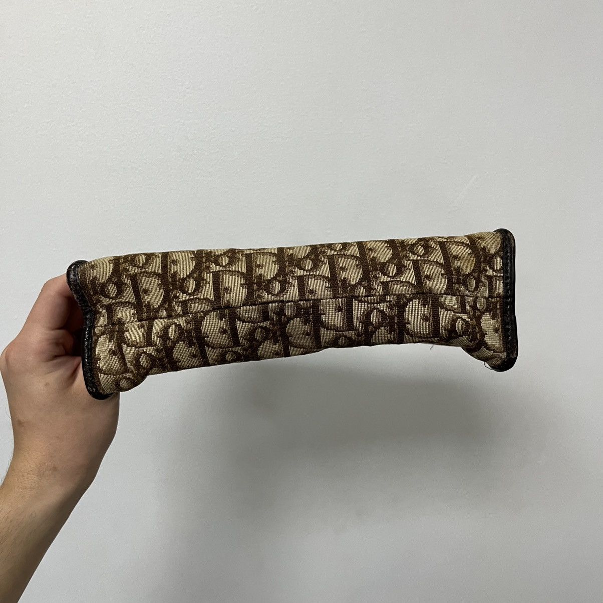Dior Vintage Dior Monogram Clutch Bag Size ONE SIZE - 5 Thumbnail