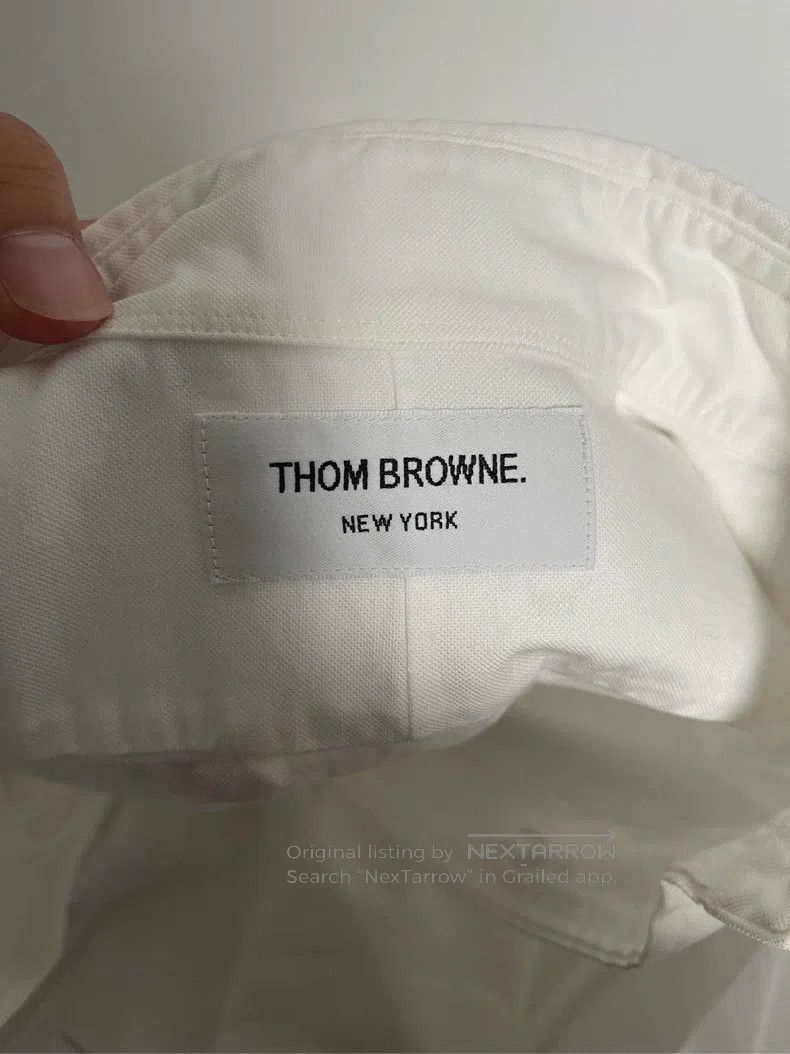 Thom Browne Thom Browne White Shirt Size US S / EU 44-46 / 1 - 3 Thumbnail