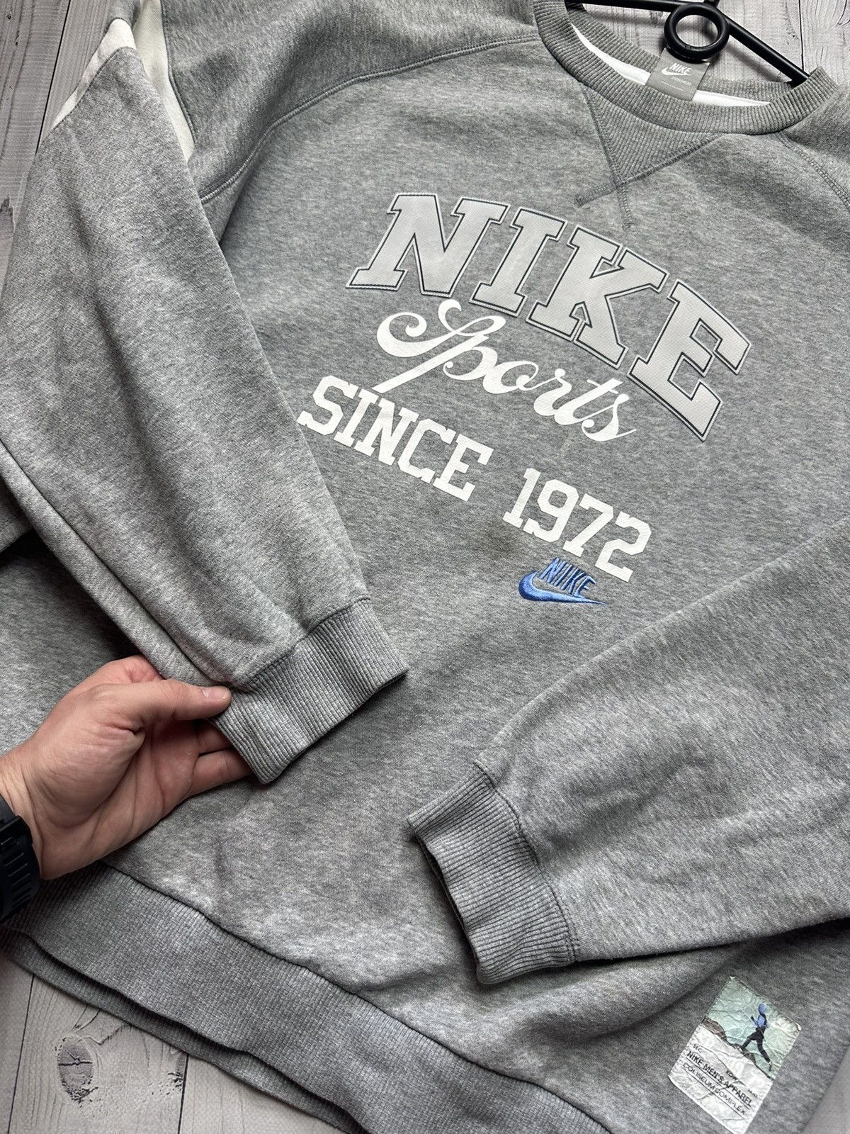 Nike × Vintage Vintage Nike sweatshirt big logo size L Size US L / EU 52-54 / 3 - 5 Thumbnail