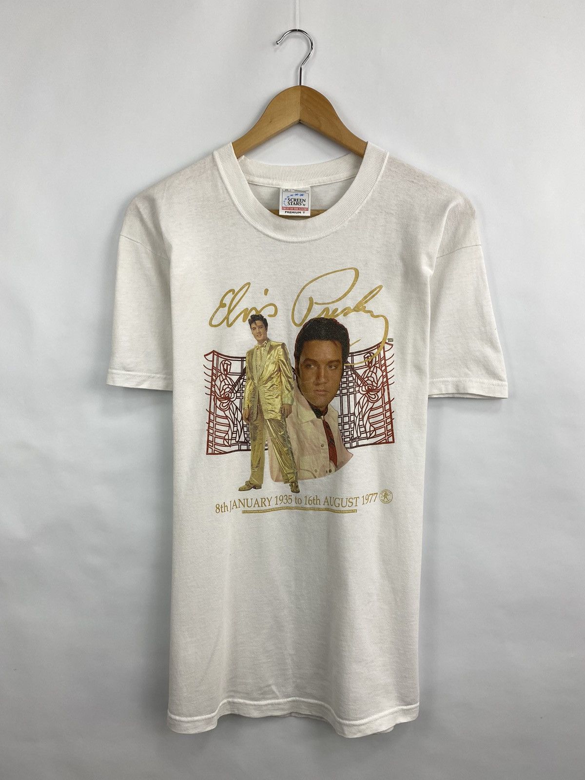 Band Tees Vintage 2002 Elvis Presley Band Rock Tour T-shirt Rare Size US M / EU 48-50 / 2 - 3 Thumbnail
