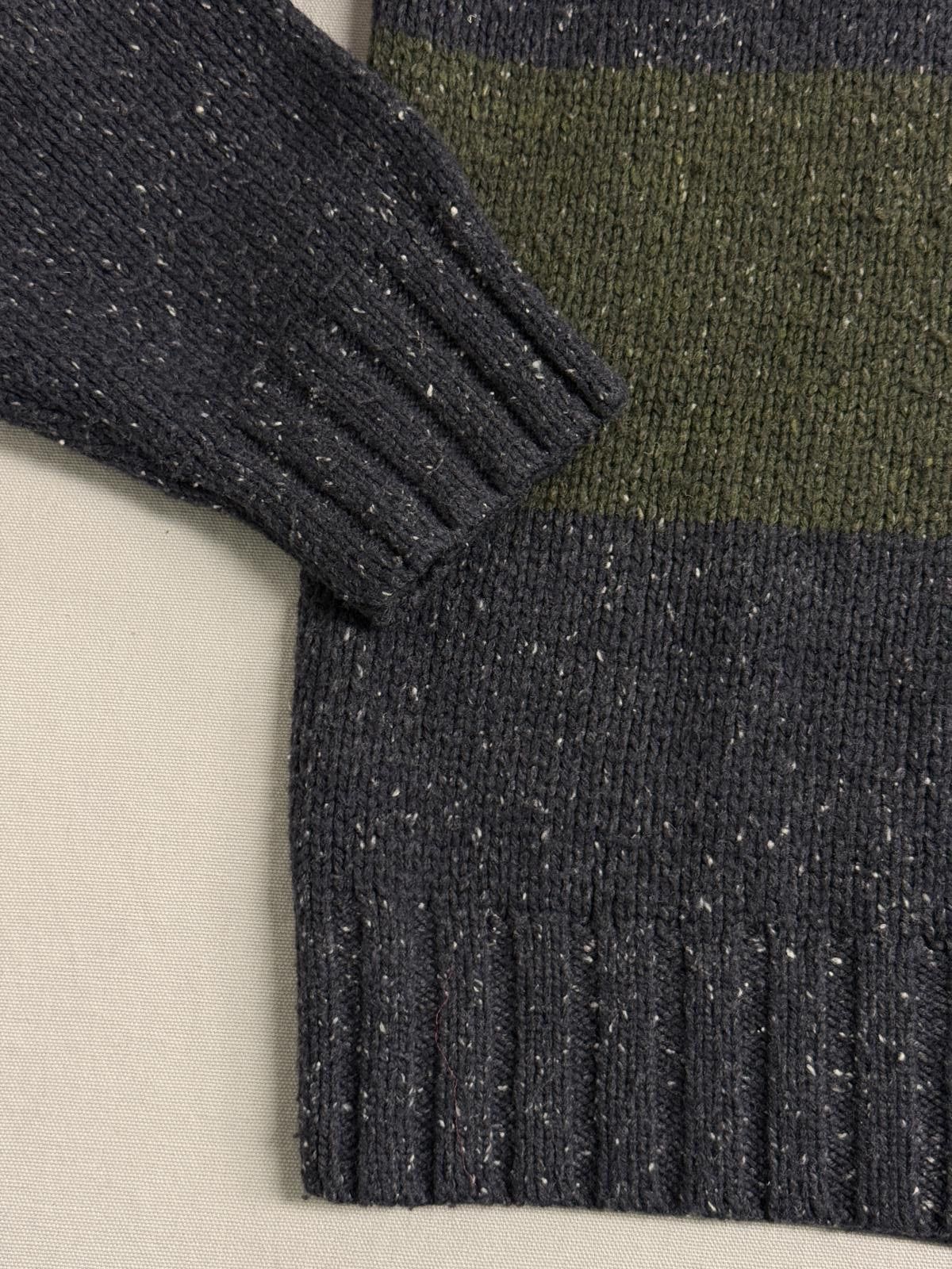 Nautica Nautica Big Stripe Sweater Navy Olive - Large Size US L / EU 52-54 / 3 - 4 Thumbnail