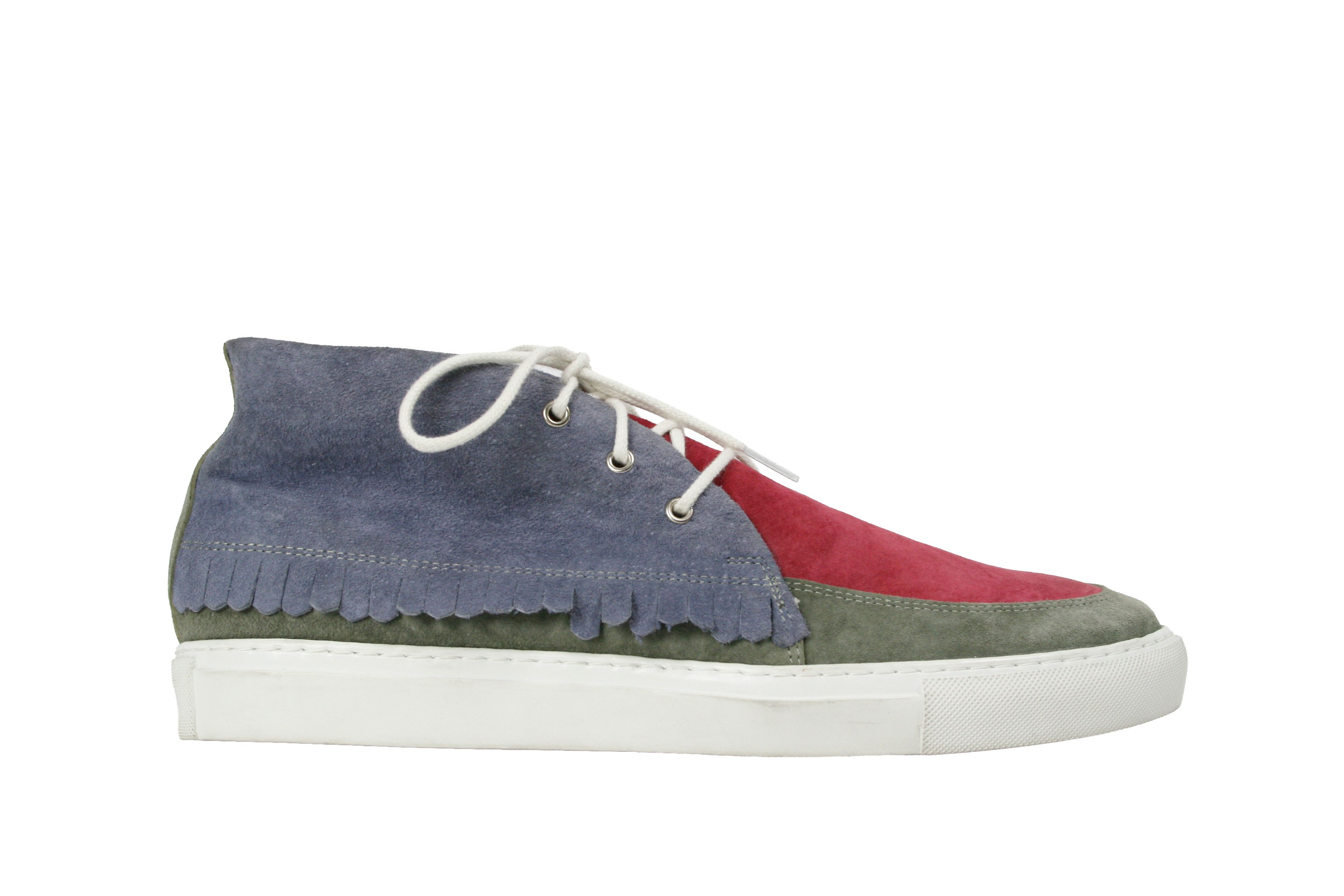 Comme des Garcons X The Generic Man 2013 Patchwork Mohawk Sneakers Size US 9.5 / EU 42-43 - 2 Thumbnail