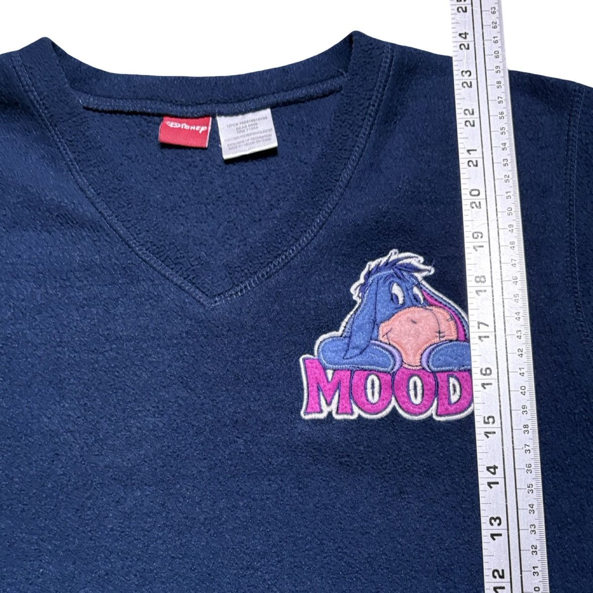 Disney Disney Eeyore Fleece Pullover Moody Navy Blue Sweatshirt Size M / US 6-8 / IT 42-44 - 5 Thumbnail