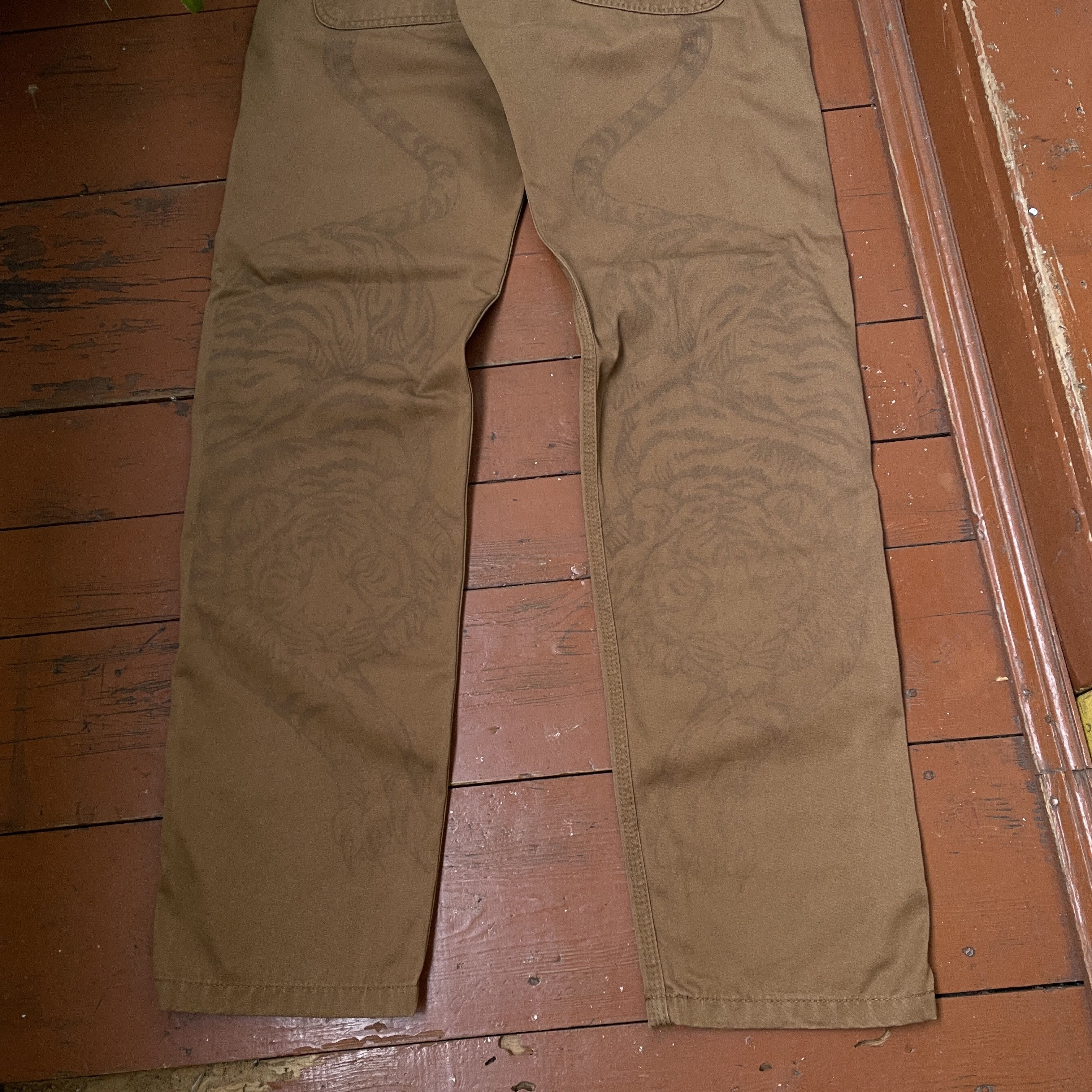 Carhartt Carhartt Custom Pants Tiger Animal y2k opium faded Size US 32 / EU 48 - 9 Thumbnail