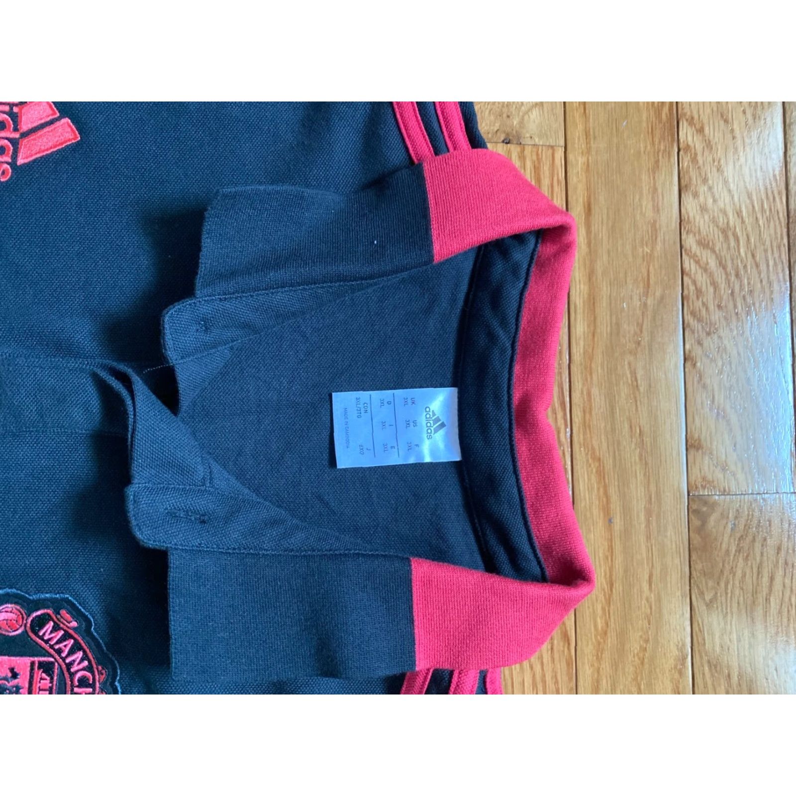 Adidas Adidas Manchester United AON Polo Shirt Men's 3XL Short Sleeve Gray Logo Athletic Wear Knit Polo Shirt Mens 3XL Nike? Size US XXL / EU 58 / 5 - 3 Thumbnail