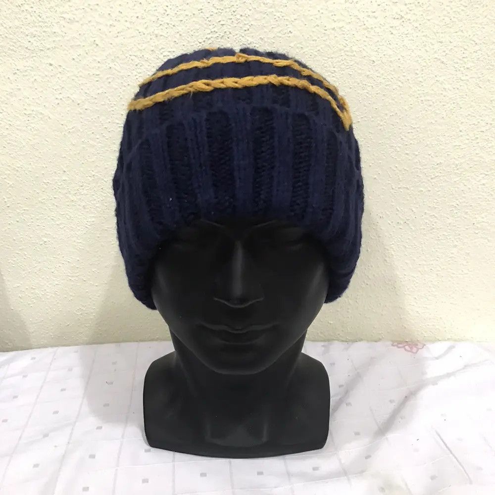 Japanese Brand × Kapital × Vintage Japanese Brand Big Logo Smiley Knit Beanie Hat Size ONE SIZE - 3 Thumbnail