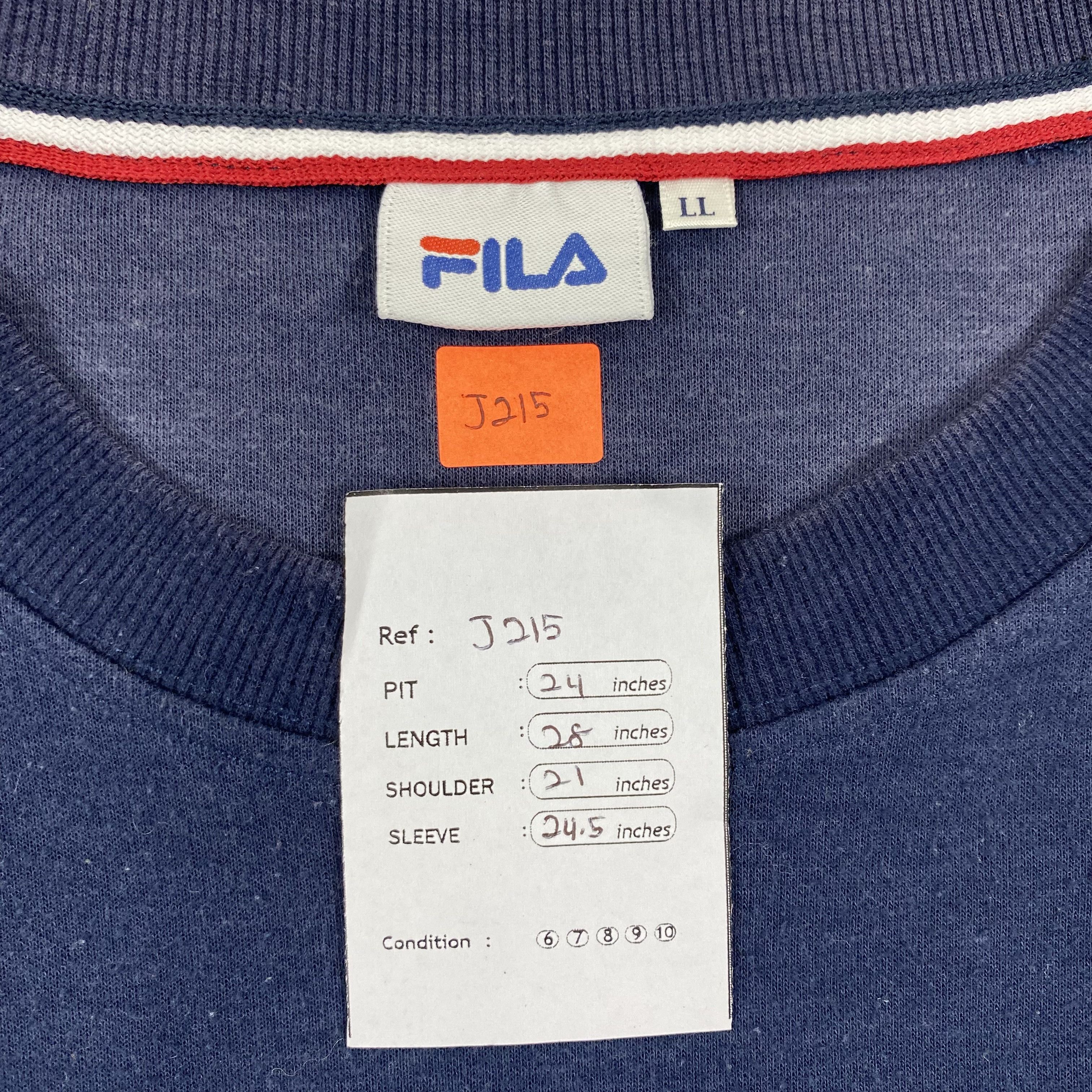 Japanese Brand Vintage Fila Big Logo Sweatshirt Large Size - J215 Size US L / EU 52-54 / 3 - 4 Thumbnail